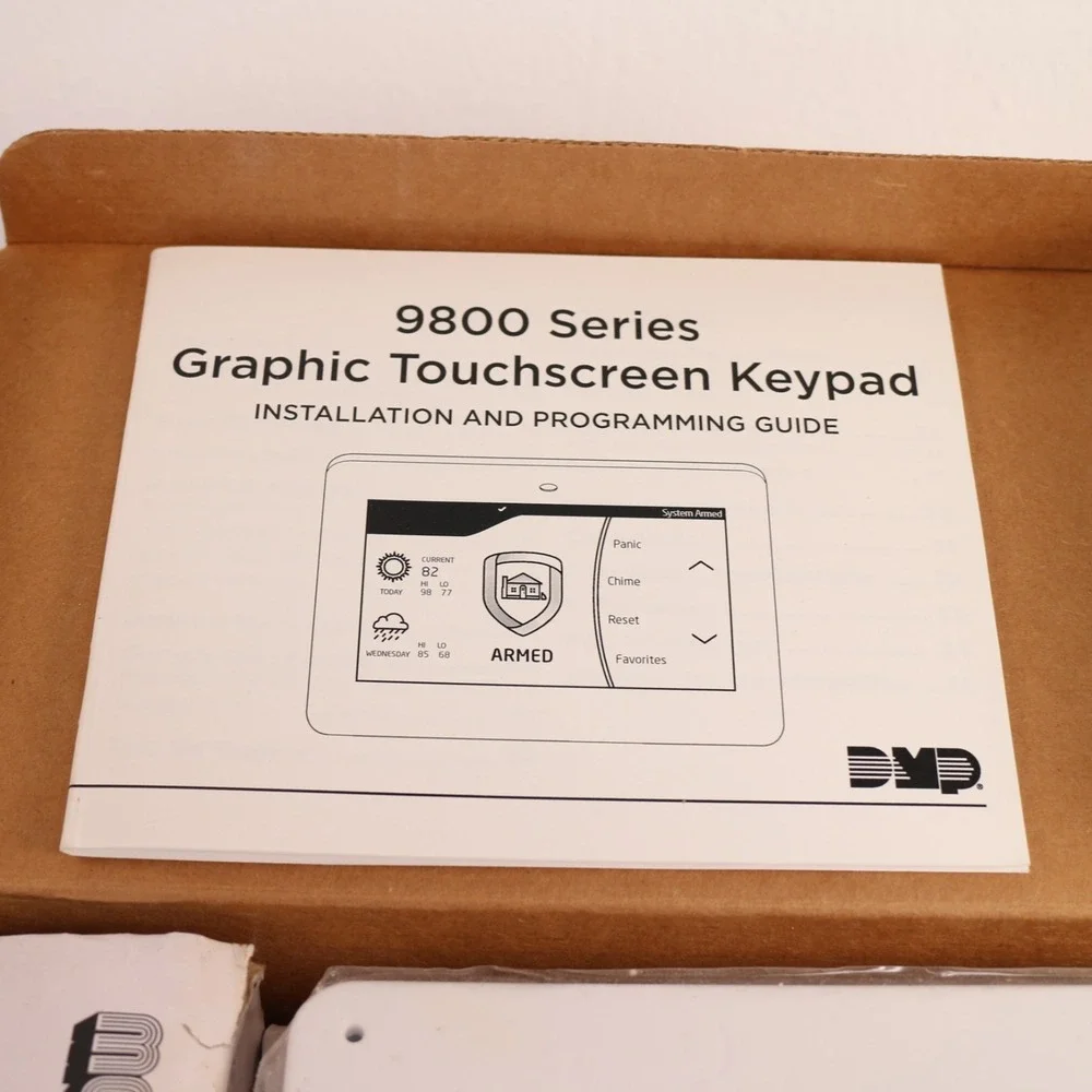 DMP 9800 Series 9862-W Graphic Touchscreen Keypad Open Box White Wireless